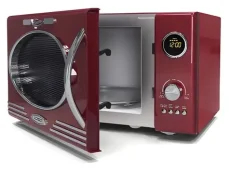 Melissa Mikrovlnná rúra s grilom metalická červená / 800 W / 23 l / 12 programov / 5 úrovní výkonu / 60min časovač (16330129)
