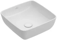 Villeroy  Boch Artis - Umyvadlo na desku, 41x41 cm, alpská bílá (41784101)