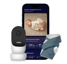 Owlet Dream Sock + Cam2 Bundle Bedtime Blue / Múdra ponožka + kamera (PSRHNN67IM)