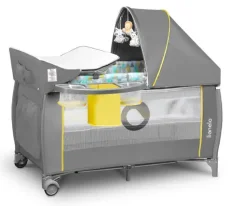 LIONELO Postýlka cestovní Sven Plus Yellow Scandi (LLOZSVENPLUYLWSAIXXX_R)