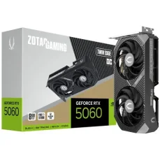 Zotac GAMING GeForce RTX 5060 Twin Edge OC 8GB / 2280-2527GHz / 8192 MB GDDR7 / 128bit / 1x HDMI + 3x DP / 550W (8) (ZT-B50600H-10M)