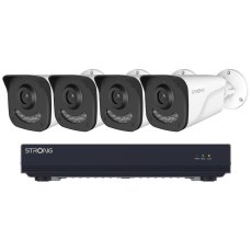 Strong BUL05DL0-P PoE KIT/ 1x NVR rekordér NVR1120-8P/ 4x IP kamera BUL05DL0-P Bullet