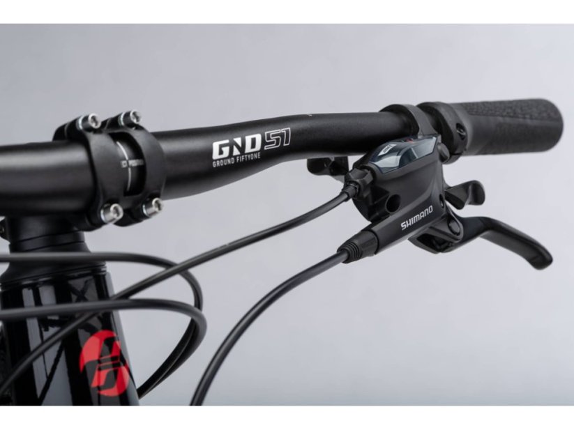 GHOST Kato Base 27.5 Black/Red Gloss - M
