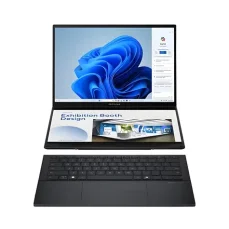 Asus Zenbook Duo sivá / Notebook / 14" WUXGA OLED T / Intel Core Ultra 9 285H / 32GB / 1TB SSD / W11H (UX8406CA-OLED521WZ)