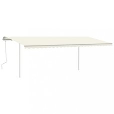 Ručně zatahovací markýza se sloupky 600x350 cm Dekorhome
