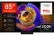 85" TCL 85C7L titanová / Televize / Mini LED QLED / 144Hz / Google TV / Dolby Vision / 60W repro (85C7L)