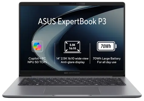 ASUS ExpertBook PM šedá / 14" / Ryzen 5 AI 330 2.0GHz / 16GB / 512GB SSD / Radeon 800M / W11H (PM3406CKA-NZR516512W)