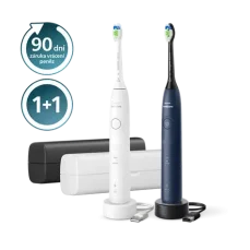 Philips Sonicare 5500 HX7119/01 čierna  biela / 2 x Sonická zubná kefka / 62.000 kmitov / 2 režimy / 2 hlavice (HX7119/01)