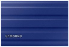 SAMSUNG T7 Shield Externý SSD disk 1TB modrá / Externý SSD / R: 1050 MBs amp; W: 1000MBs / USB-C / IP65 (MU-PE1T0R/EU)