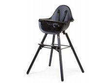 Childhome Židlička 2v1 Evolu 2 Black / od 6 měsíců do 6 let (CHEVOCHBL)