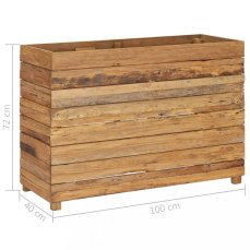 Zahradní truhlík teakové dřevo Dekorhome