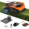 WORX WR365E Landroid Vision Cloud / Robotická kosačka / záber 18 cm / až 650m2 / výška kosenia 30 - 60 mm (WR365E)