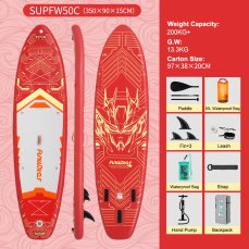 Nafukovací paddleboard FunWater Grapefruit 350*90*15cm