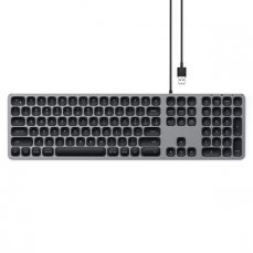 Satechi Aluminum Wired Keyboard for Mac - US - Space Gray (ST-AMWKM)