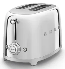 SMEG TSF01SSEU strieborná / Hriankovač / 950 W / 2 sloty / 2 hrianky (TSF01SSEU)