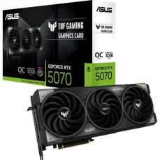 ASUS TUF Gaming GeForce RTX 5070 12GB OC / 2512Mhz / 12GB GDDR7 / 192-bit / 2x HDMI + 3x DP / 600W (16) (90YV0LZ0-M0NA00)