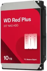 WD Red PLUS 10TB / HDD / 3.5" / SATA 6Gb/s / 7 200 rpm / 512MB cache / 3y / pre NAS (WD100EFGX)