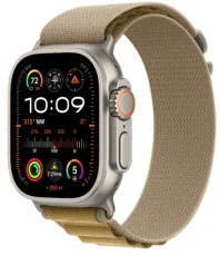 Apple Watch Ultra 2 (2024) GPS+Cellular 49mm Přírodní titanové tělo - Žlutohnědý alpský tah (S) / 130-160 mm (MX4E3QC/A)