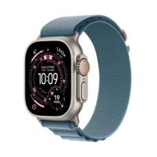 Apple Watch Ultra 3 GPS + Cellular 49mm Titanium Case Light Blue - Large