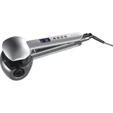 BaByliss C1600E / Automatická loknovací kulma / 3 teploty 180-200-230 °C / 3 nast. délky ohřevu / LCD displej / stříbrná (C1600E)
