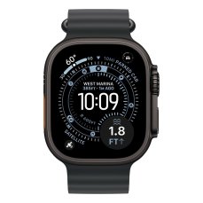 Apple Watch Ultra 3 Cellular 49mm Black Titanium Case with Black Ocean Band