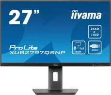 27" IIYAMA ProLite XUB2797QSNP-B1 černá / IPS / 2560x1440 / 16:9 / 1ms / 1300:1 / 250cd / repro / HDMI / DP / USB-C (XUB2797QSNP-B1)
