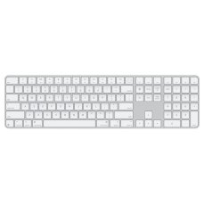 Apple Magic Keyboard s Touch ID a numerickou klávesnicou strieborná - slovenská