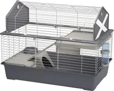 Ferplast Barn 100 šedá / Klec / Pro králíky a morčata / 96 x 57 x 73 cm / kov, plast (57068521)