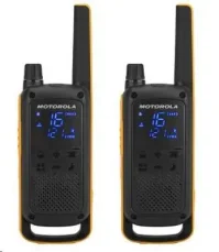 Motorola TLKR T82 Extreme / 2x vysílačka / LCD / dosah 10km / 16 kanálů + 121 kódů (D8P00811YDEMAG)