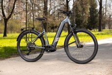 Elektrokolo Rock Machine eRokk B70 City 2025, šedá Velikost rámu: L