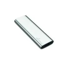 MediaRange MR1102 480GB strieborná / Externý SSD / M.2 SATA III / TLC / USB-C / R: 450MBs / W: 420MBs (MR1102)