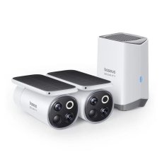 Venkovní kamera Baseus Security S1 Pro 3K (sada 2ks+centrální stanice) bílá