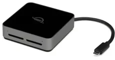 OWC Atlas Dual SD Card Reader hliníková / Čtečka paměťových karet / USB-C 3.2 Gen 2 / SDHC/SDXC/UHS-II (OWCTCDSDRDR)