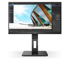 23.8 AOC 24P2Q čierna / 1920 x 1080 / 16:9 / 250cd-m2 / 4ms / 1000:1 / HDMI + VGA + DP + DVI / 3.5mm jack / VESA / Repro (24P2Q)
