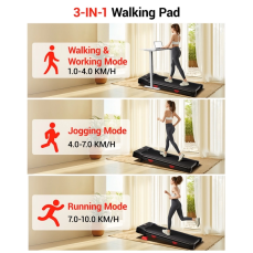 ROBORE U18 3-v-1 bežecký pás s 12 % sklonom a tichým 2.75 HP motorom