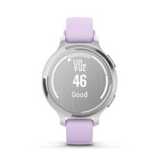 Garmin Lily 2 Active, Silver / Purple Jasmine Silicone Band