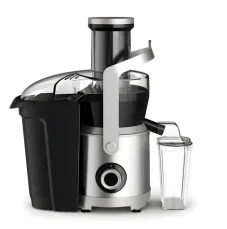 Tefal ZE660D10 stříbrno-černá / Odšťavňovač / 1000 W / 2 rychlosti / nádoba na dužinu 2,2 l (ZE660D10)