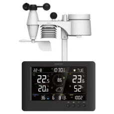 SENCOR SWS 9500 meteostanice černá / barevný LCD / bezdrátové čidlo (8590669385454)