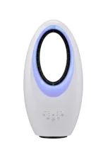 Guzzanti GZ 1408 bílá / Bezlopatkový ventilátor / 40W / 3 rychlosti / 35.2 m3-min / oscilace / LED světlo / časovač (GZ 1408)