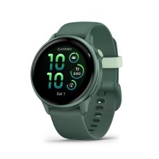 Garmin vívoactive 6, Metallic Jasper Green / Jasper Green Band