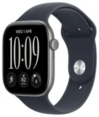 Apple Watch Series 12 GPS 42mm Vesmírně šedé hliníkové tělo - Námořnicky modrý sportovní řemínek M/L / 150-200 mm (MJE94RK/A)