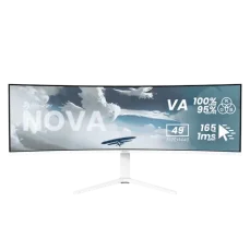 49" Arozzi Nova biela / Monitor / VA / 5120×1440 / 165Hz / 1500R / HDR10 (AZ-NO-49TUW165-WT)