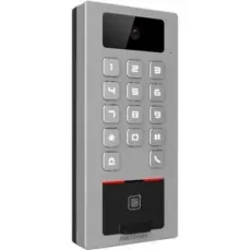 HIKVISION IP videotelefon s Mifare a otiskem prstu / Vstupní videoterminál / IP65, IK09 / 2MPx kamera (DS-K1T502DBFWX-C)