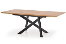 Halmar CAPITAL 160-200 cm, dub zlatá / černá (2 karton)