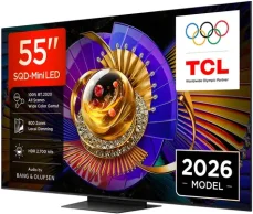 55" TCL 55C7L černá / Televize / 4K UHD / SQD-Mini LED / 144Hz / DVB-T2/C/S2 / Google TV (55C7L)