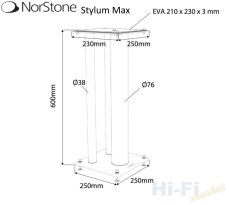 NORSTONE Stylum Maxx stříbrná