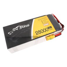 Tattu NMC 28000mAh 22.2V 5C 6S1P Lipo Battery Pack with XT90-S plug (IN-TAA280006S5X9S)