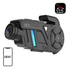 EJEAS K1 čierna / Interkom pre motocykle / Mesh 3.0 / dosah 1000 m / Bluetooth 5.1 / IP67 (K1)