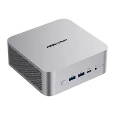 Minis Forum M1 Pro-285H barebone strieborná / Intel Core Ultra 9 285H 2.9GHz / 2x DDR5 až 64GB / 2x SSD slot M.2 2280 (M1 Pro-285H)