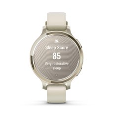 Garmin Lily 2 Active, Lunar Gold / Bone Silicone Band